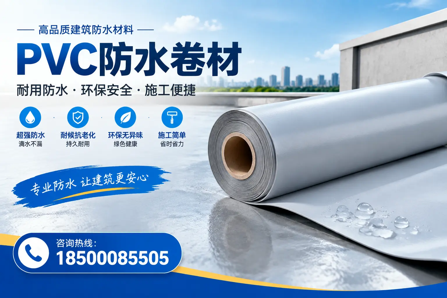 PVC防水卷材选型对比：如何做出明智选择？固原指南